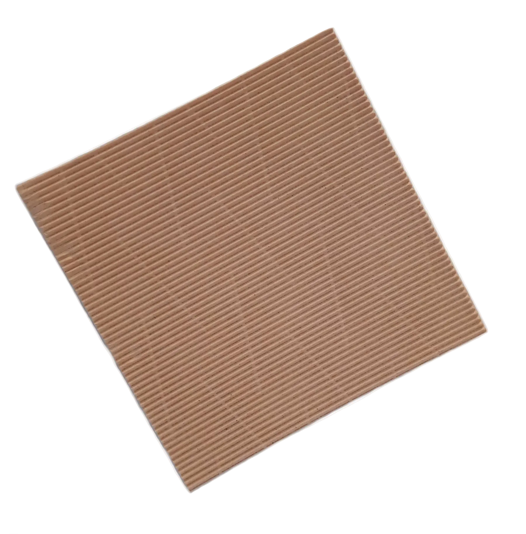 Pizzakartoneinlagen aus Wellpappe in braun