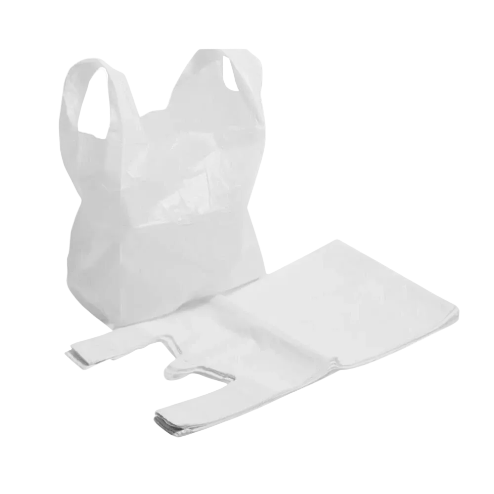 Hemdchentragetaschen für Gastronomie und Obsthandel in weiß 48cm und 52cm 