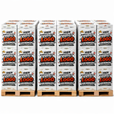 Pizzakartons , Pinsakartons, Flammkuchenkartons und Calzoneboxen in weiß auf Paletten mit individuellem Logo-Druck, moderne Verpackung für Gastronomie und Take-away, bedruckbar in 1–4 Farben, erhältlich in verschiedenen Größen von 26x26x4 bis 36x36x4 cm palettenweise günstig im Online Großhandel bei Pizzabox24