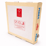 Pizzakarton Pizzabäcker Francia in allen gängigen Größen und Sonderformaten weiß – lebensmittelecht, FSC-zertifiziert und fettabweisend mit Mengenrabatt